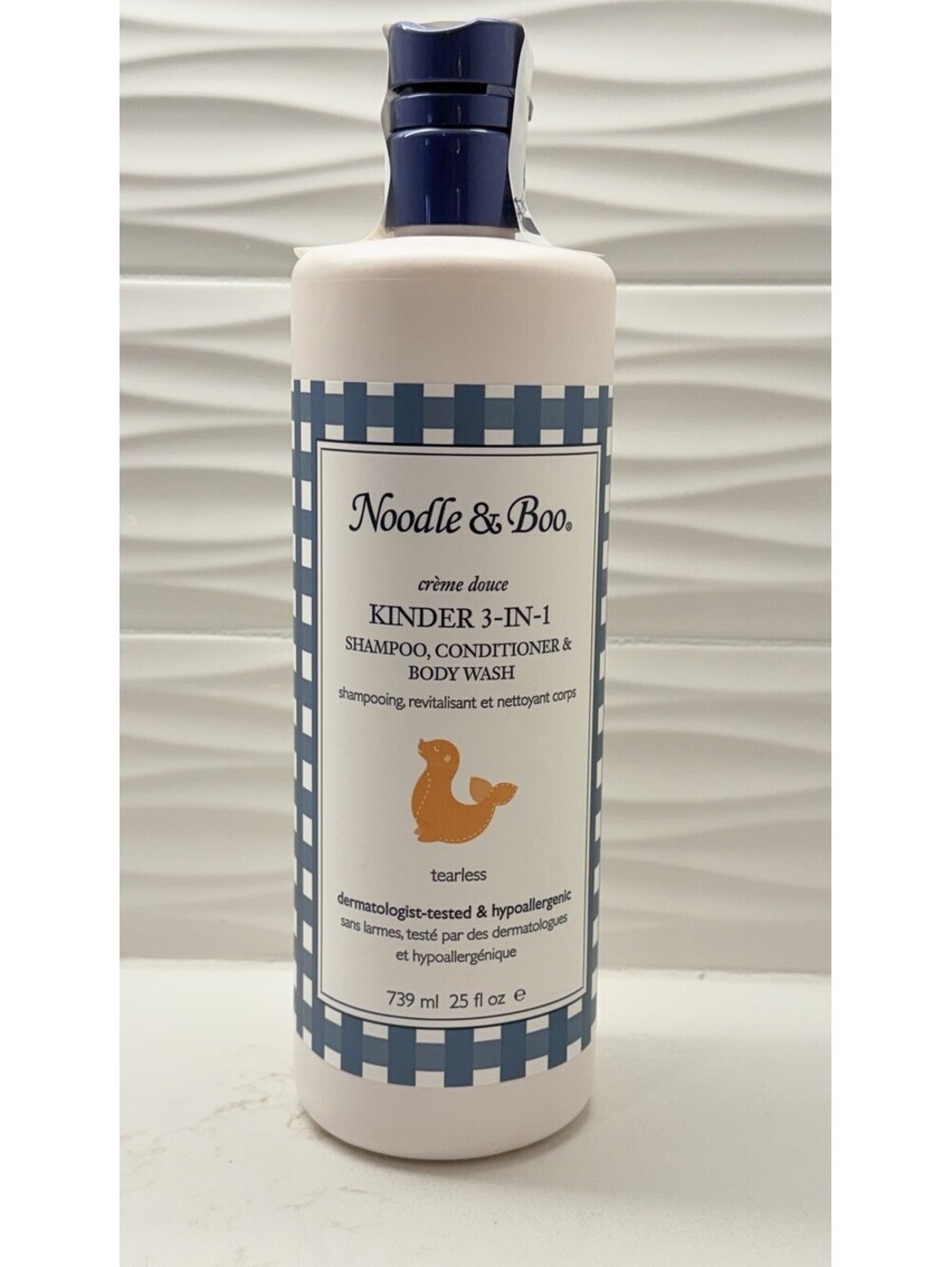 Noodle & Boo Kinder 3-IN-1 Shampoo, Conditioner & Body wash 25 fl oz NEW